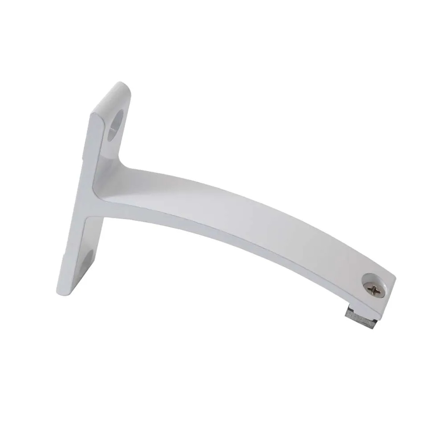 Kowalski Wspornik pojedynczy aluminiowy biały 10 cm