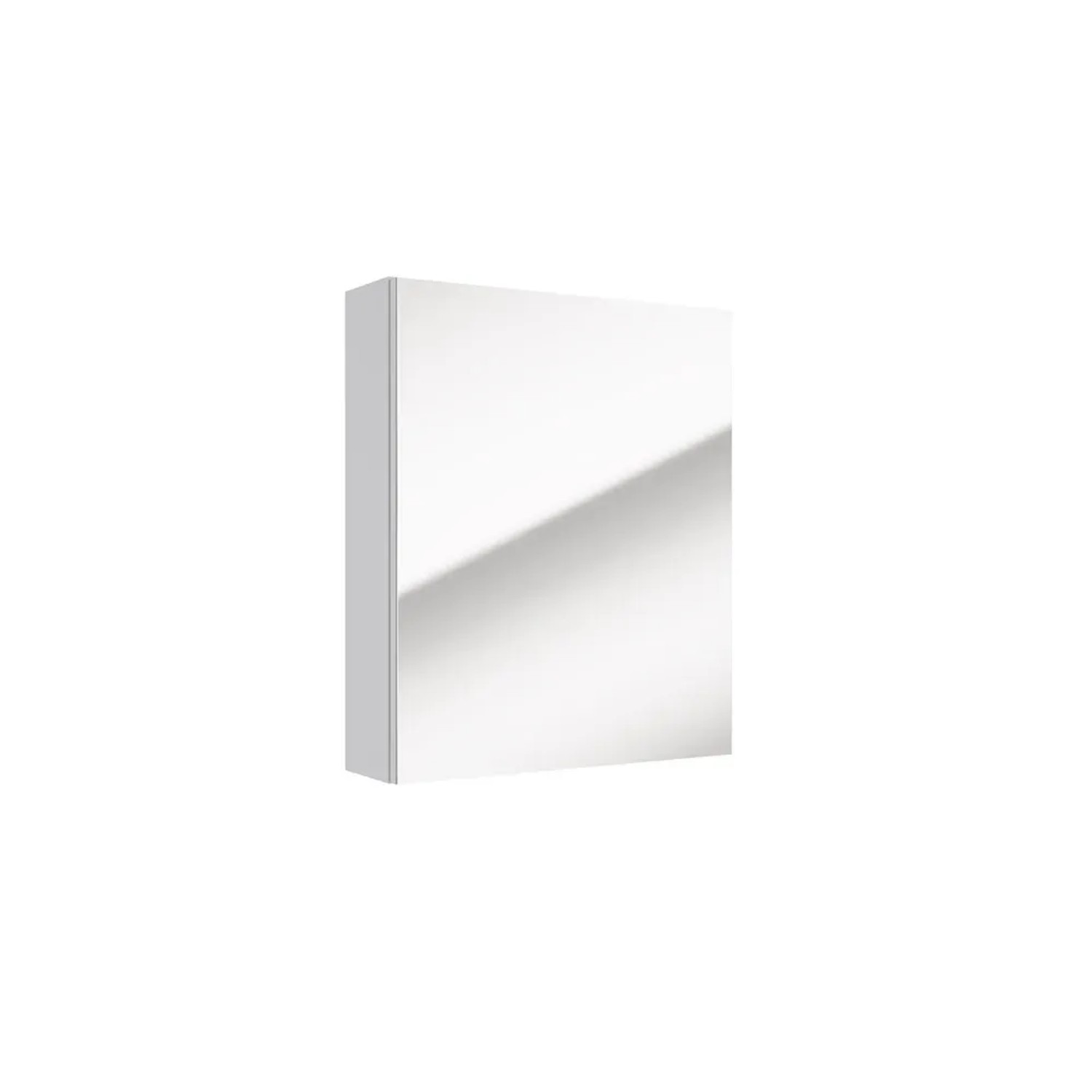 Defra Szafka Metro 1-drzwiowa z lustrem biała 50x15cm