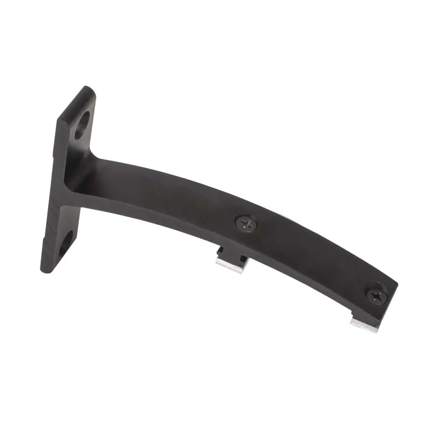 Kowalski Wspornik podwójny aluminiowy czarny 12 cm