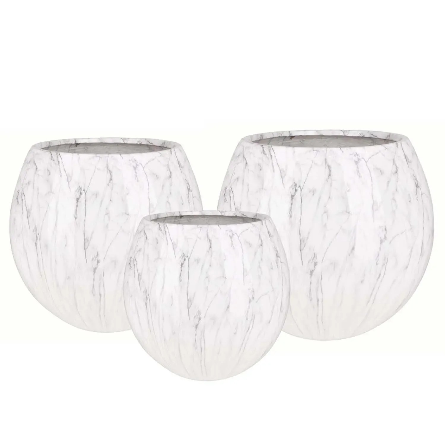 Osłonka Dodo jasny marmur komplet 3 szt.