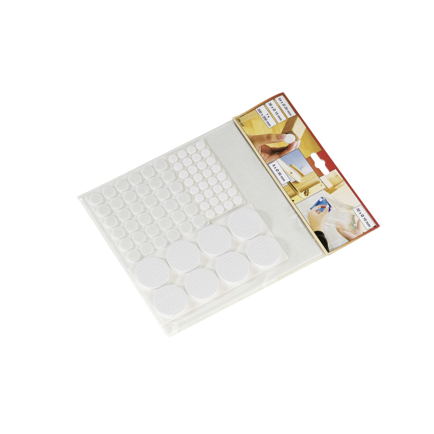 Zestaw podkładek filcowych 131-częściowy