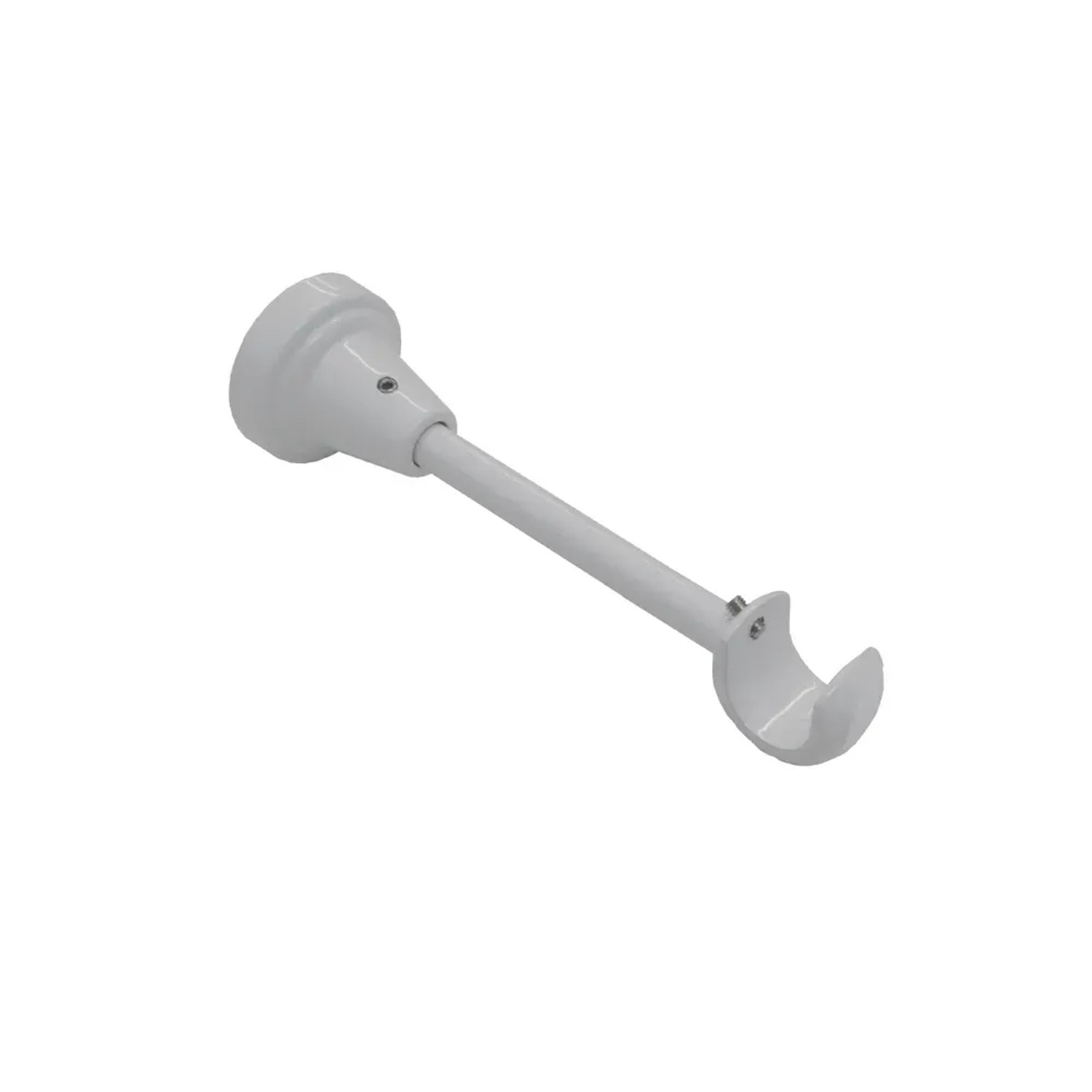 Karnisz CITY wspornik pojedynczy 25 mm biały