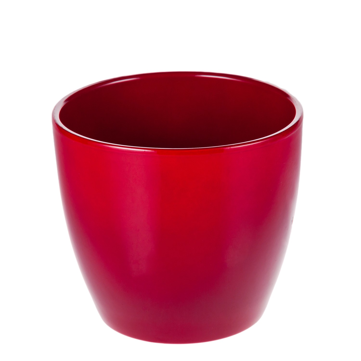 Osłonka ceramiczna Irys bordo - śr. 17 cm