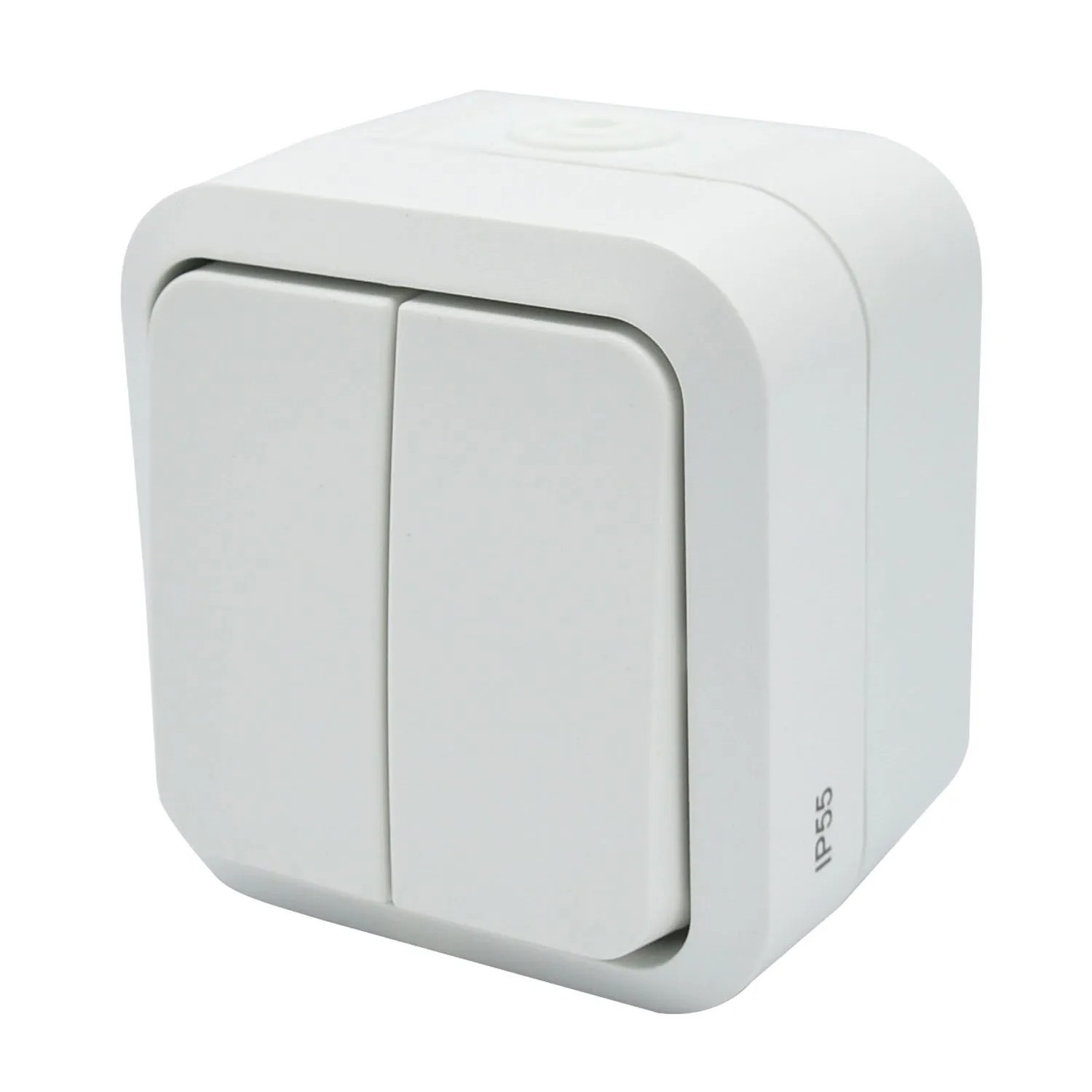 Düwi Łącznik Aqua Plus świecznikowy podwójny biały IP55