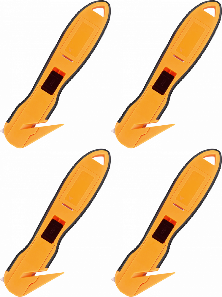 4x Nóż bezpieczny Grand GR-B03, duży, żółty