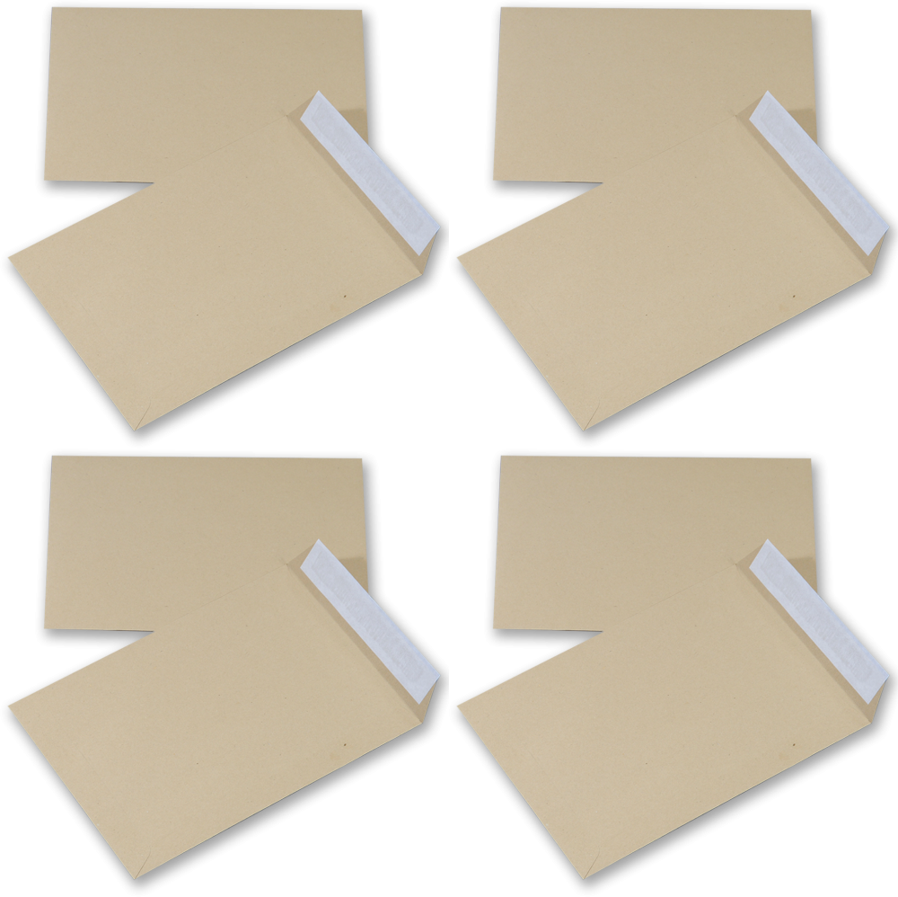 4x Koperta standardowa NC, C4, z paskiem HK, 250 sztuk, brązowy