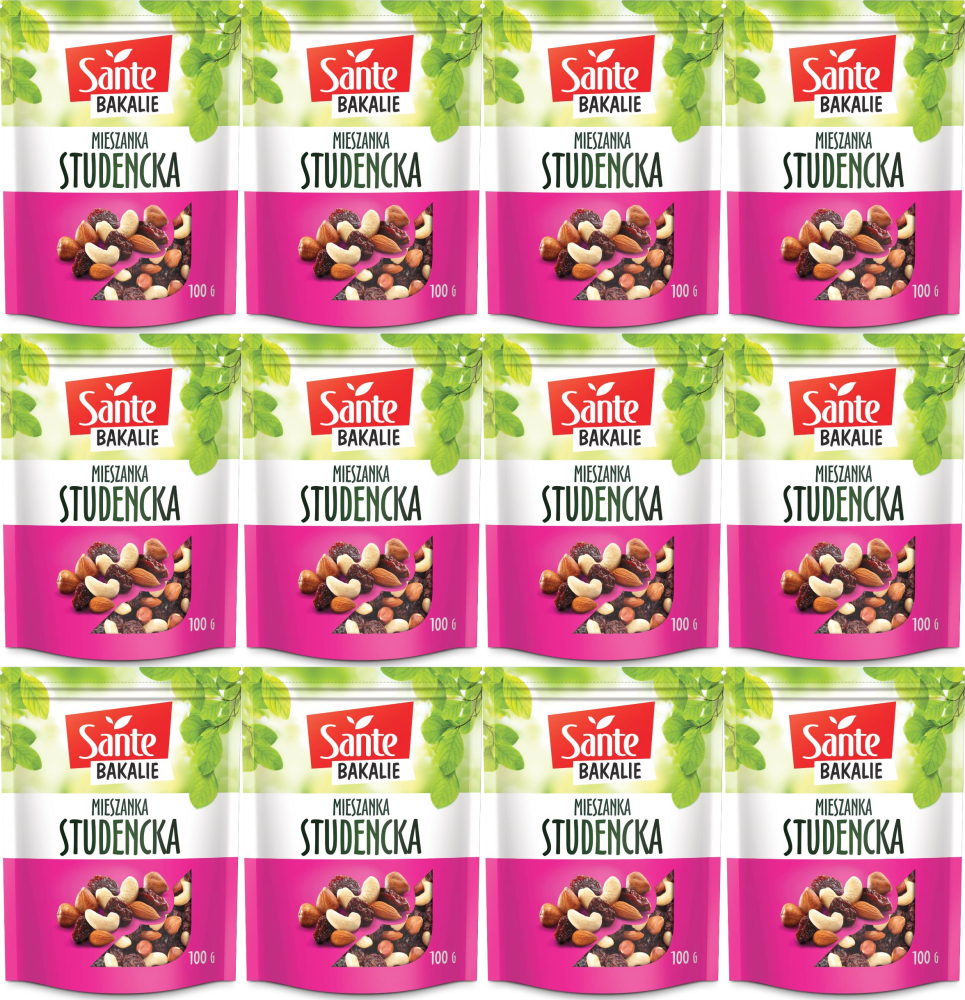12x Mieszanka studencka Sante, 100g