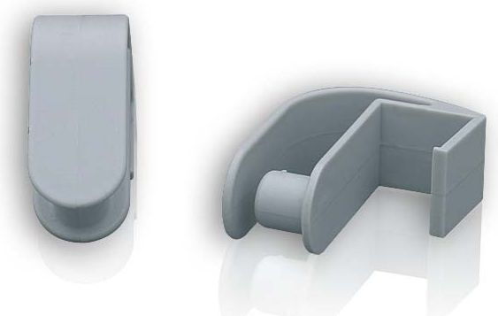 Uchwyt do bloków do flipchartu 2x3, 2 sztuki, szary