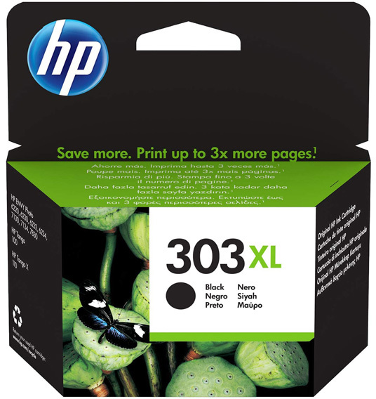 Tusz HP 303XL (T6N04AE), 600 stron, high capacity, black (czarny)