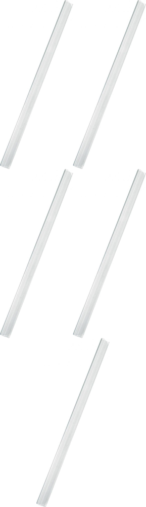 5x Listwa wsuwana Argo Standard, 6mm, do 30 kartek, 50 sztuk bezbarwny