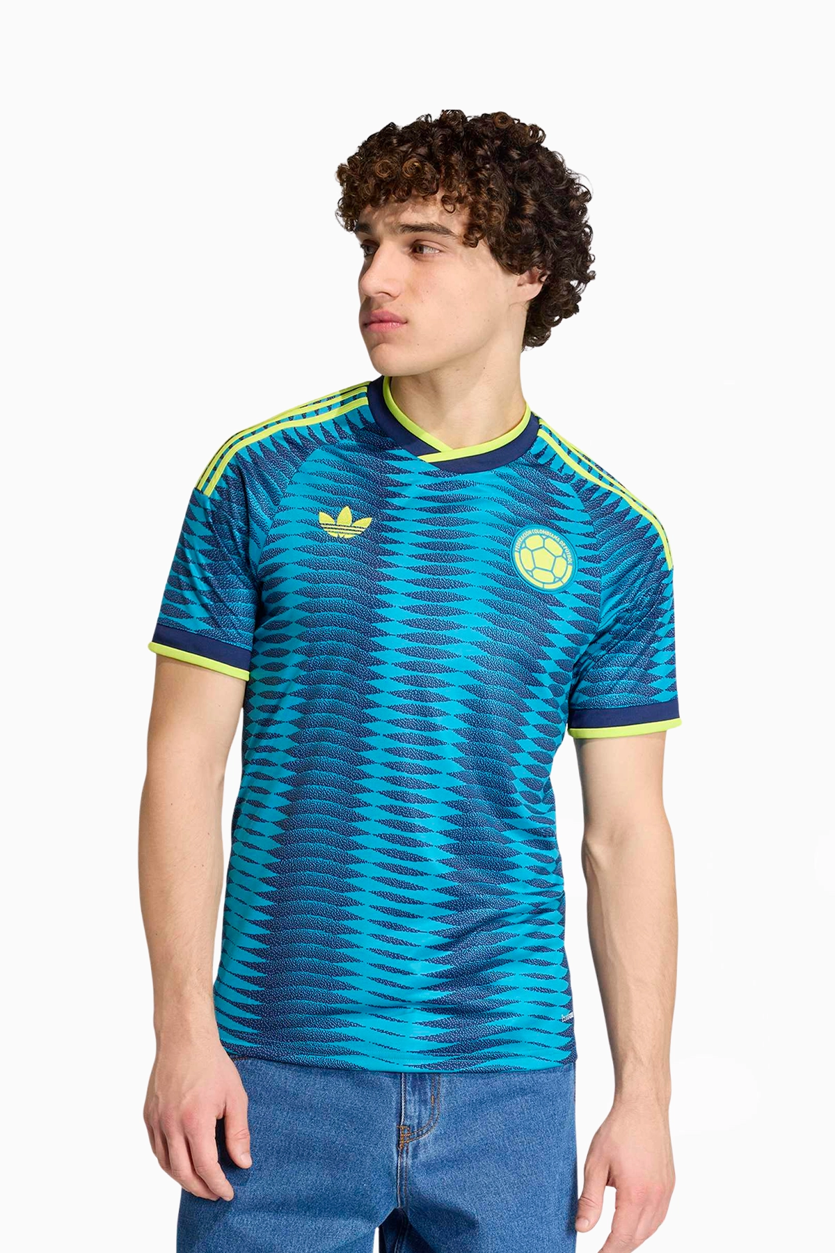 Koszulka Reprezentacji Kolumbii adidas Originals 2026 Wyjazdowa Replica - Niebieski