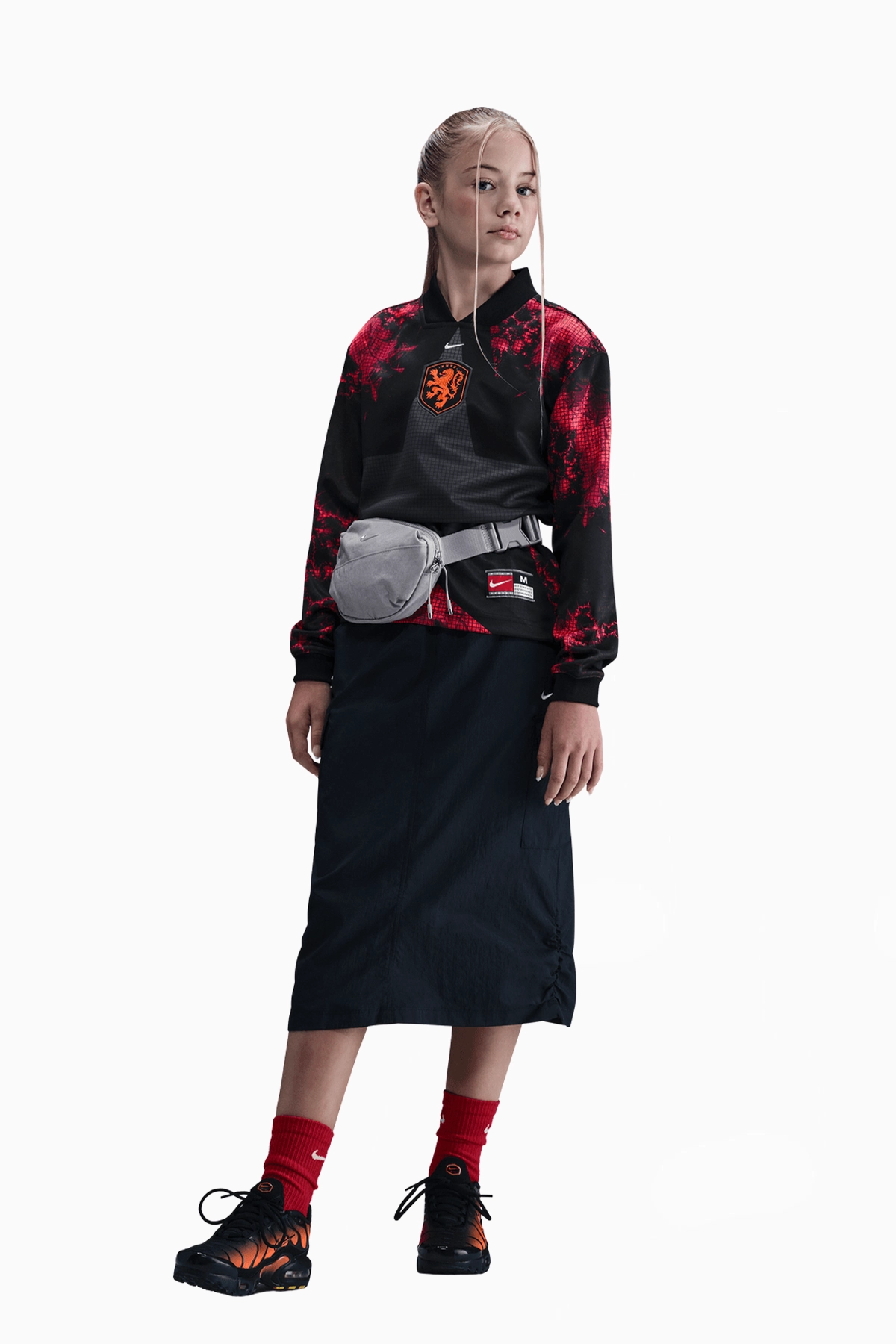 Koszulka z długim rękawem Reprezentacji Holandii Nike Goalkeeper Junior