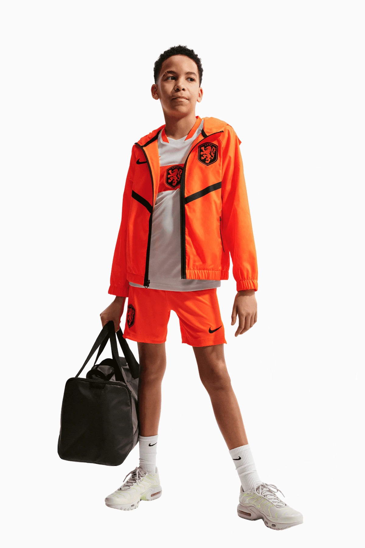 Kurtka Reprezentacji Holandii Nike 2026 Anthem Junior - Pomarańczowy