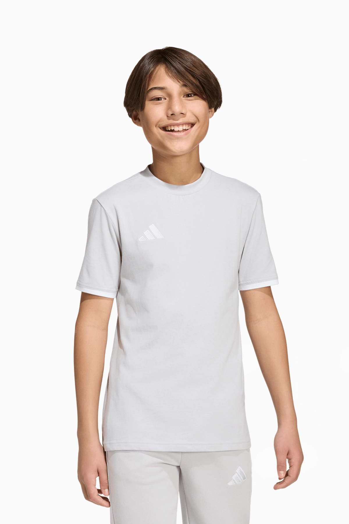 Koszulka adidas Entrada 26 Tee Junior - Szary