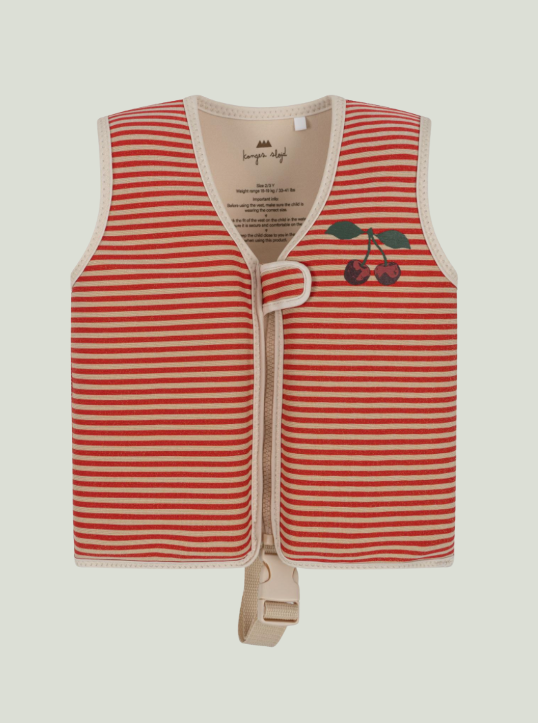 Kamizelka wypornościowa GLITTER STRIPE Konges Sløjd