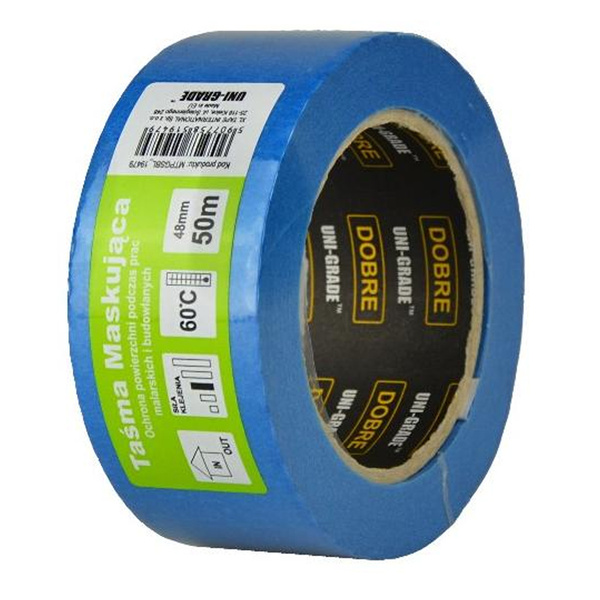 Taśma maskująca MT-PG BL Niebieska 25mmx50m Blue Dolphin