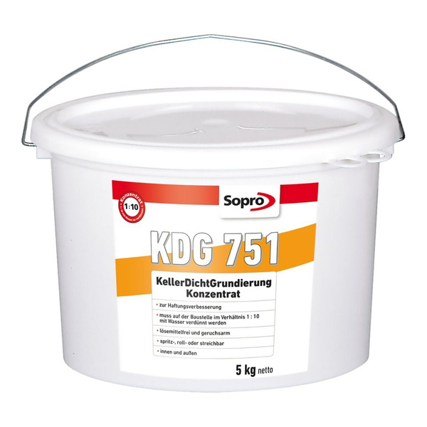 Bitumiczny podkład gruntujący KDG 751 Sopro 5kg