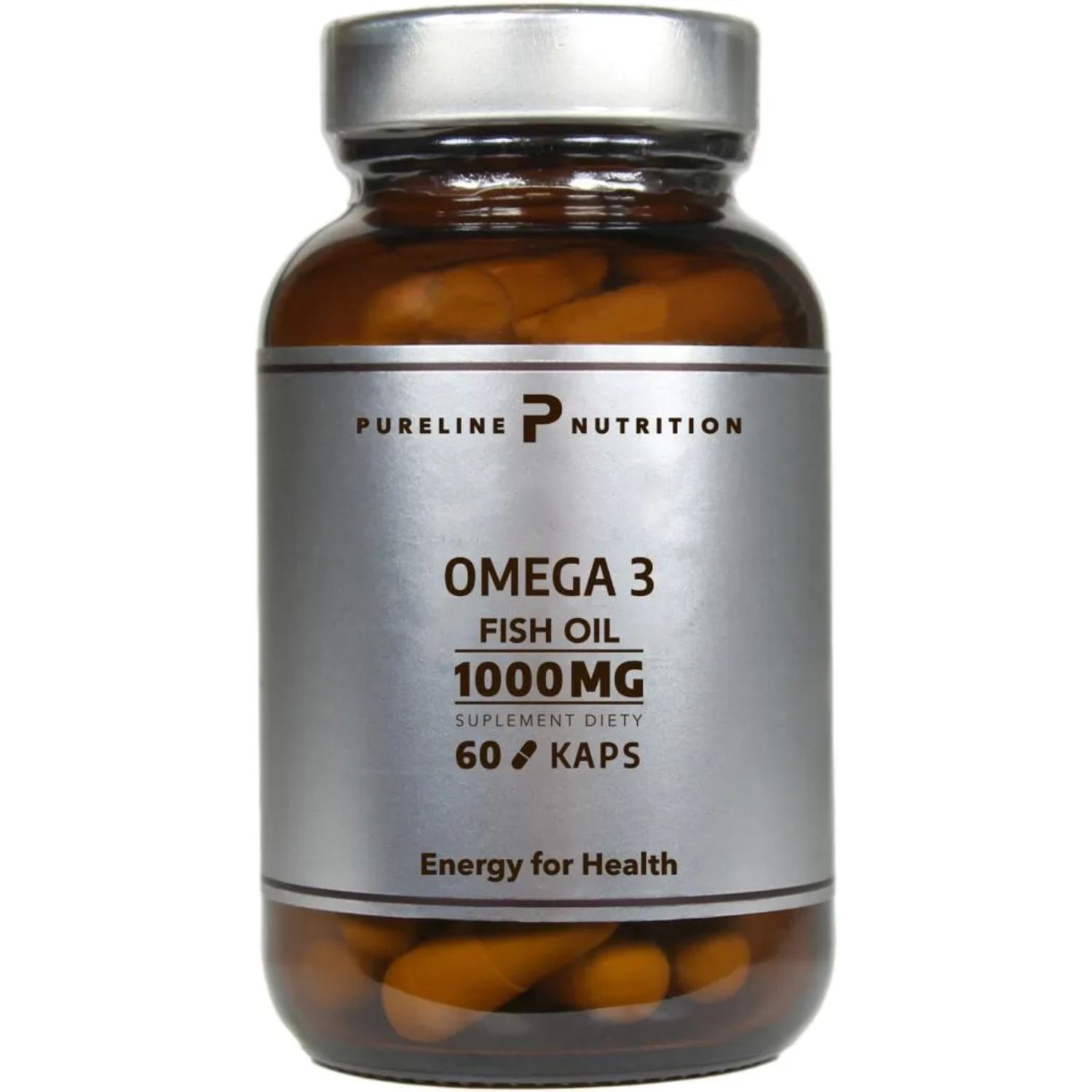 Pureline nutrition omega 3 1000 mg, 60 kapsułek