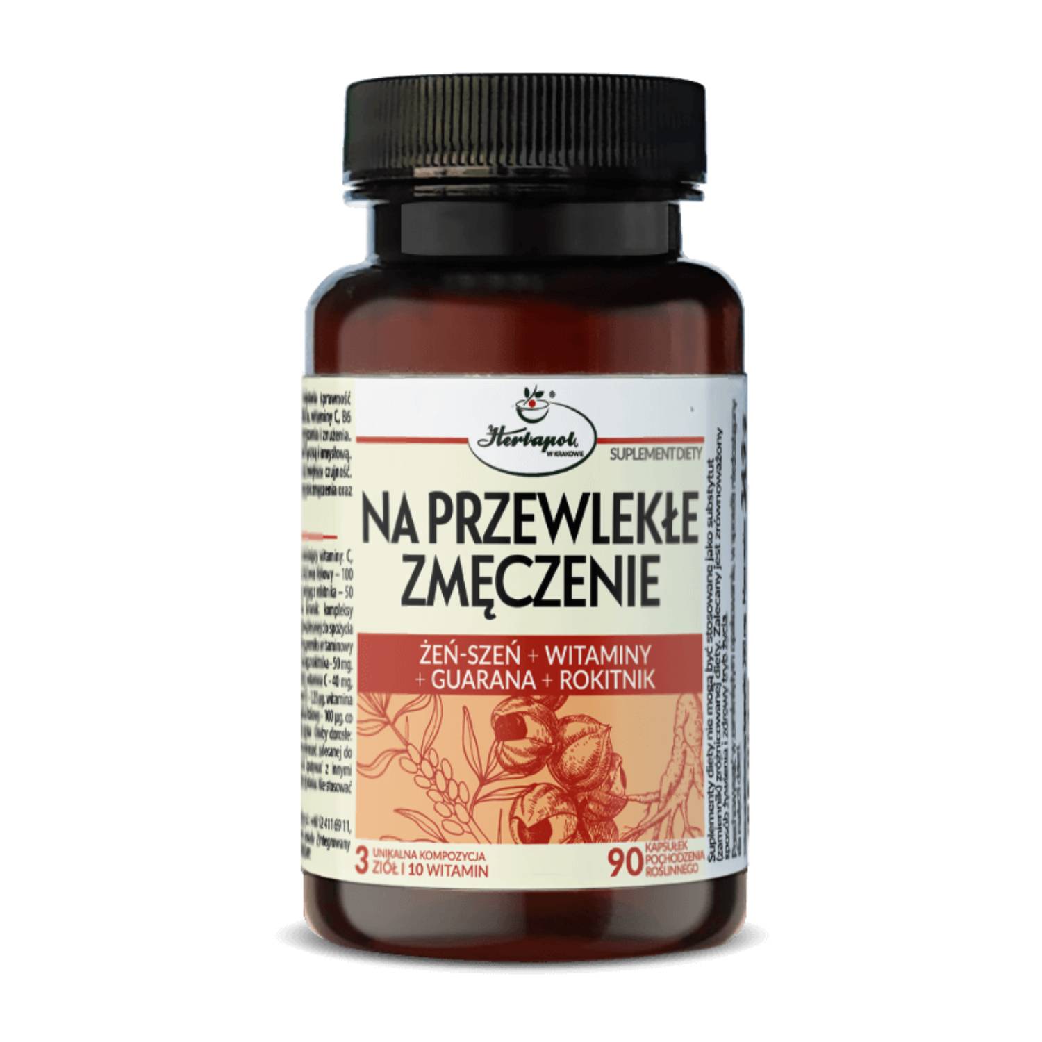 Herbapol kraków, na przewlekłe zmęczenie, 90 kapsułek