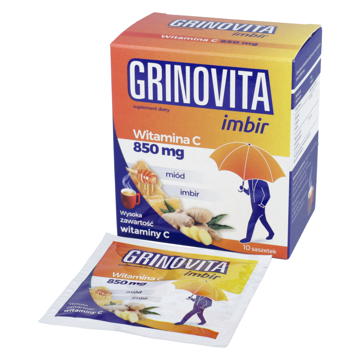 Grinovita imbir, 10 saszetek