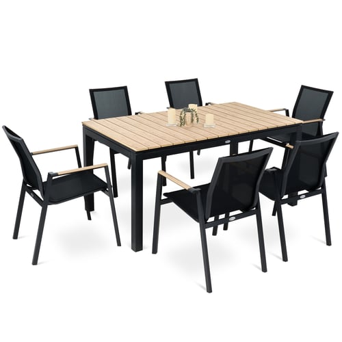 Sada záhradného nábytku Miranno 6+1