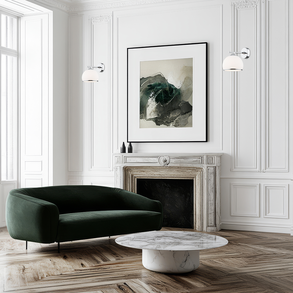 Argon Marbella kinkiet 1x15W opal mat/chrom 4254