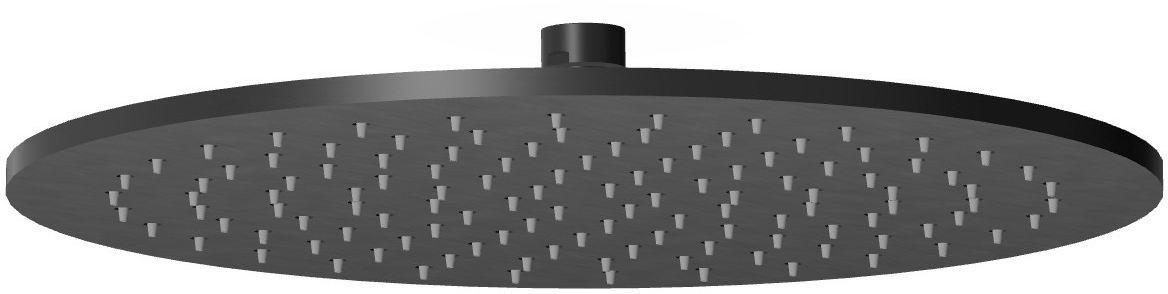 Zucchetti Helm deszczownica 32x32 cm okrągła czarna Z94262.XP81