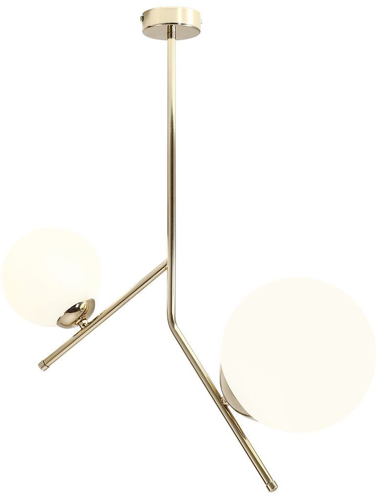 Aldex Gallia lampa podsufitowa 2x15 W chrom 1095PL_H30