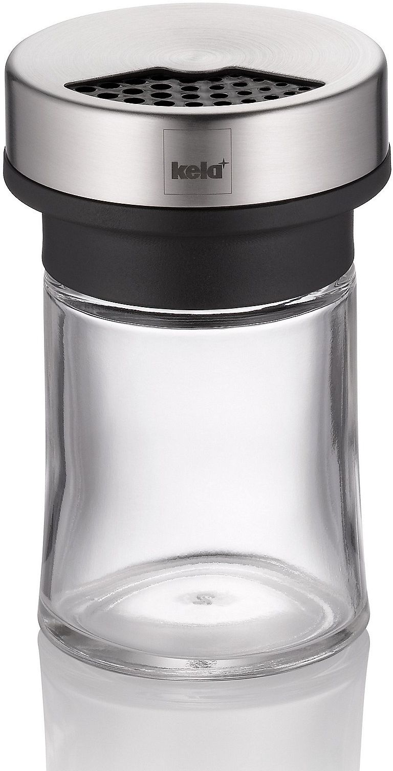 Kela Miko pojemnik do przypraw szkło/stal 11612