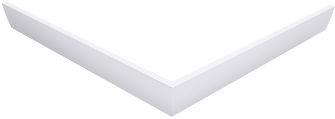 Polysan Aura/Arena obudowa do brodzika 90x90 cm narożna biała 43812