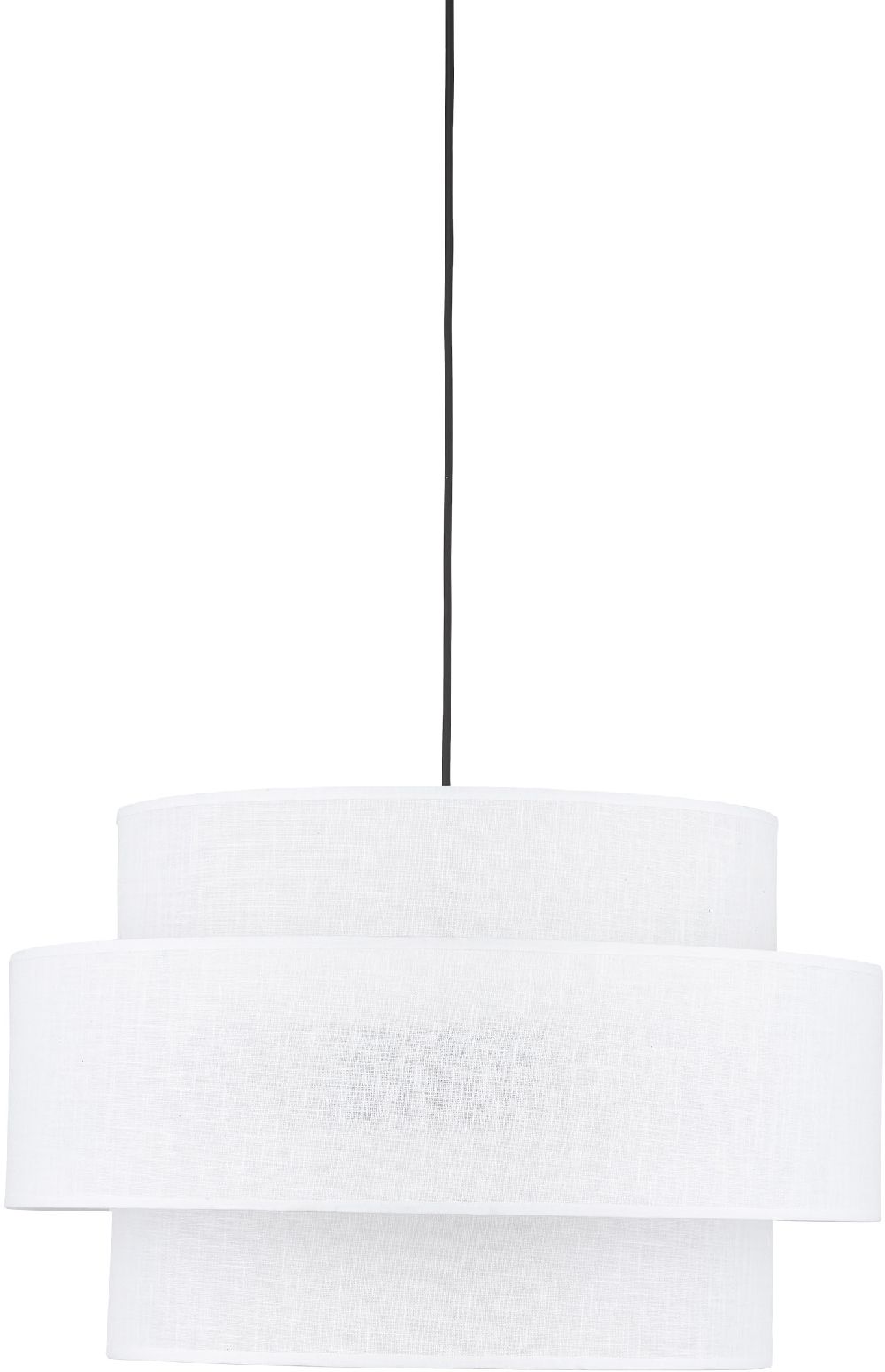 TK Lighting Calisto lampa wisząca 3x15 W biała 5363