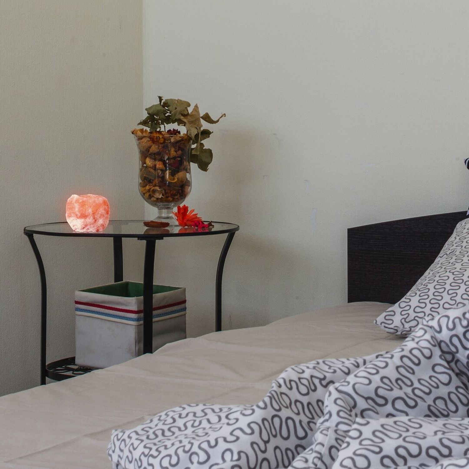 Rabalux Rock lampka stołowa solna pomarańczowa 4129