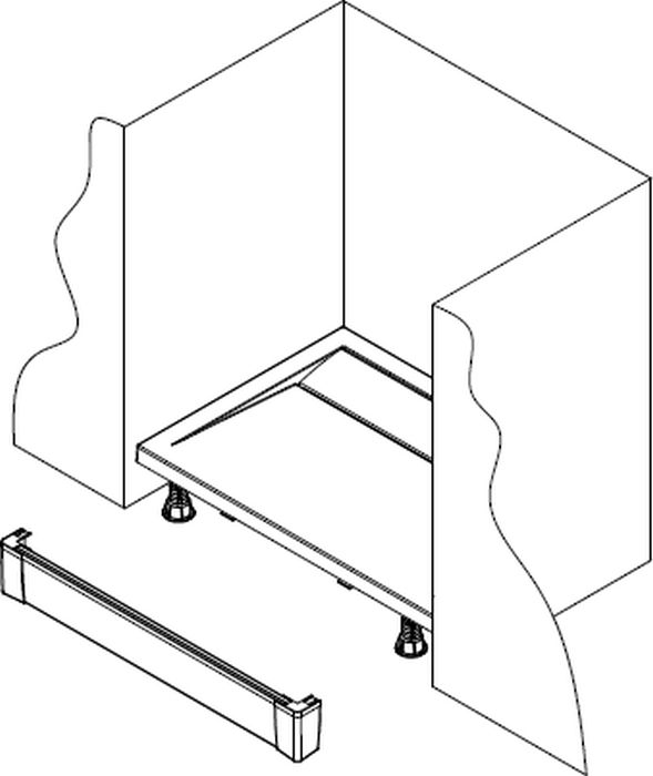 Ronal obudowa do brodzika biała PWII09004