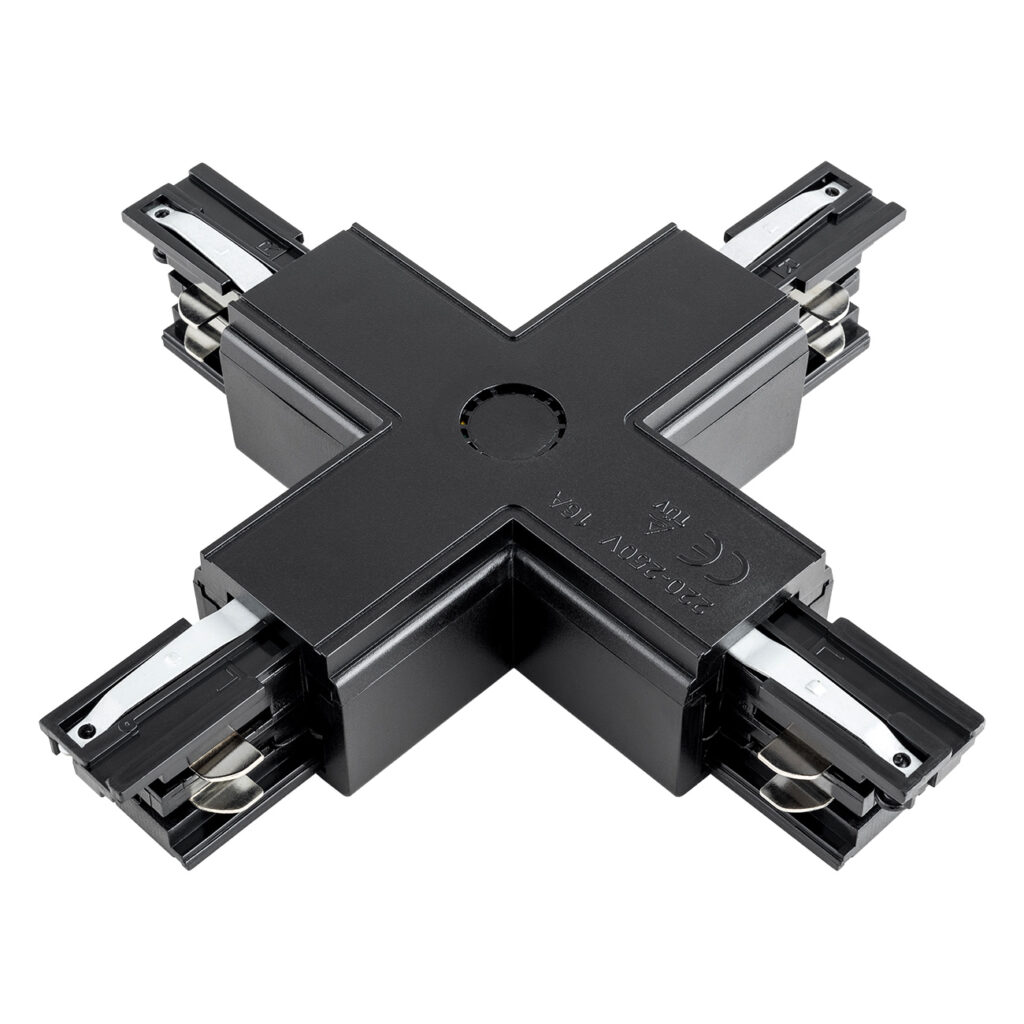 Argon T-Rack łącznik do szynoprzewodów typu X czarny 8041