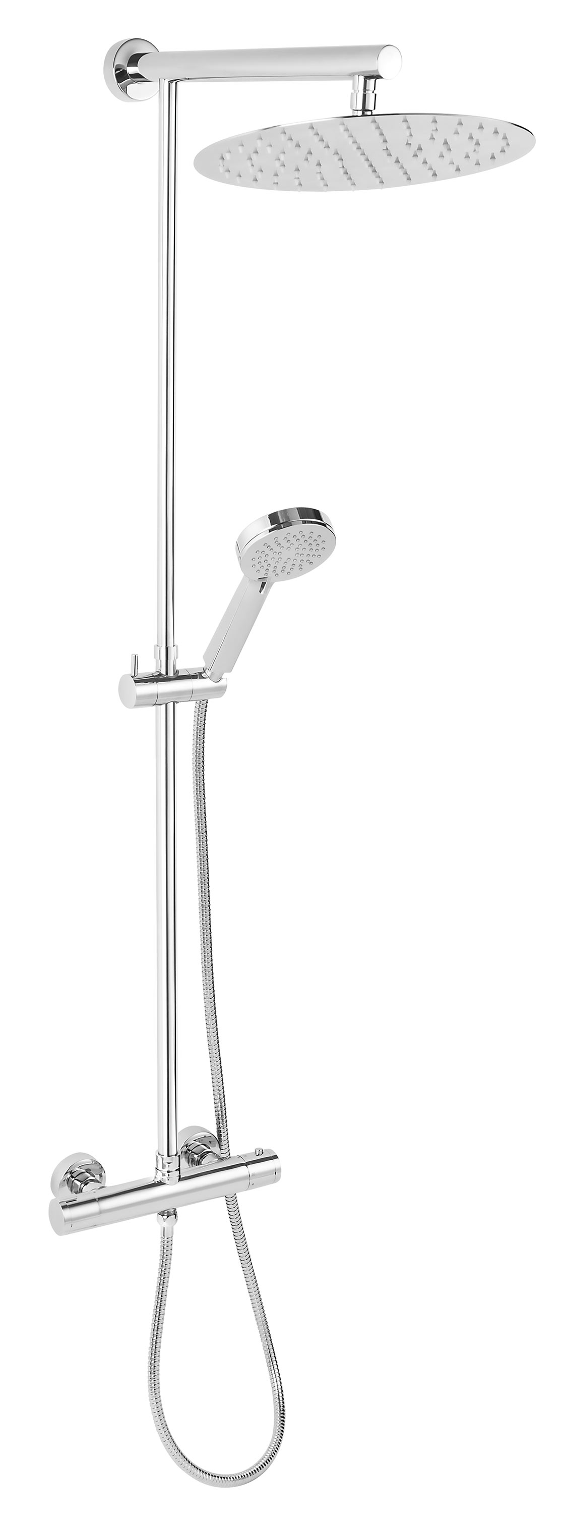 Ferro Trevi zestaw prysznicowy termostatyczny z deszczownicą chrom NP75-TRV7U - Wysyłka w 24h