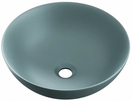 Excellent Luqa umywlka 40 cm nablatowa okrągła mint blue mat CEAC.6401.400.MBM