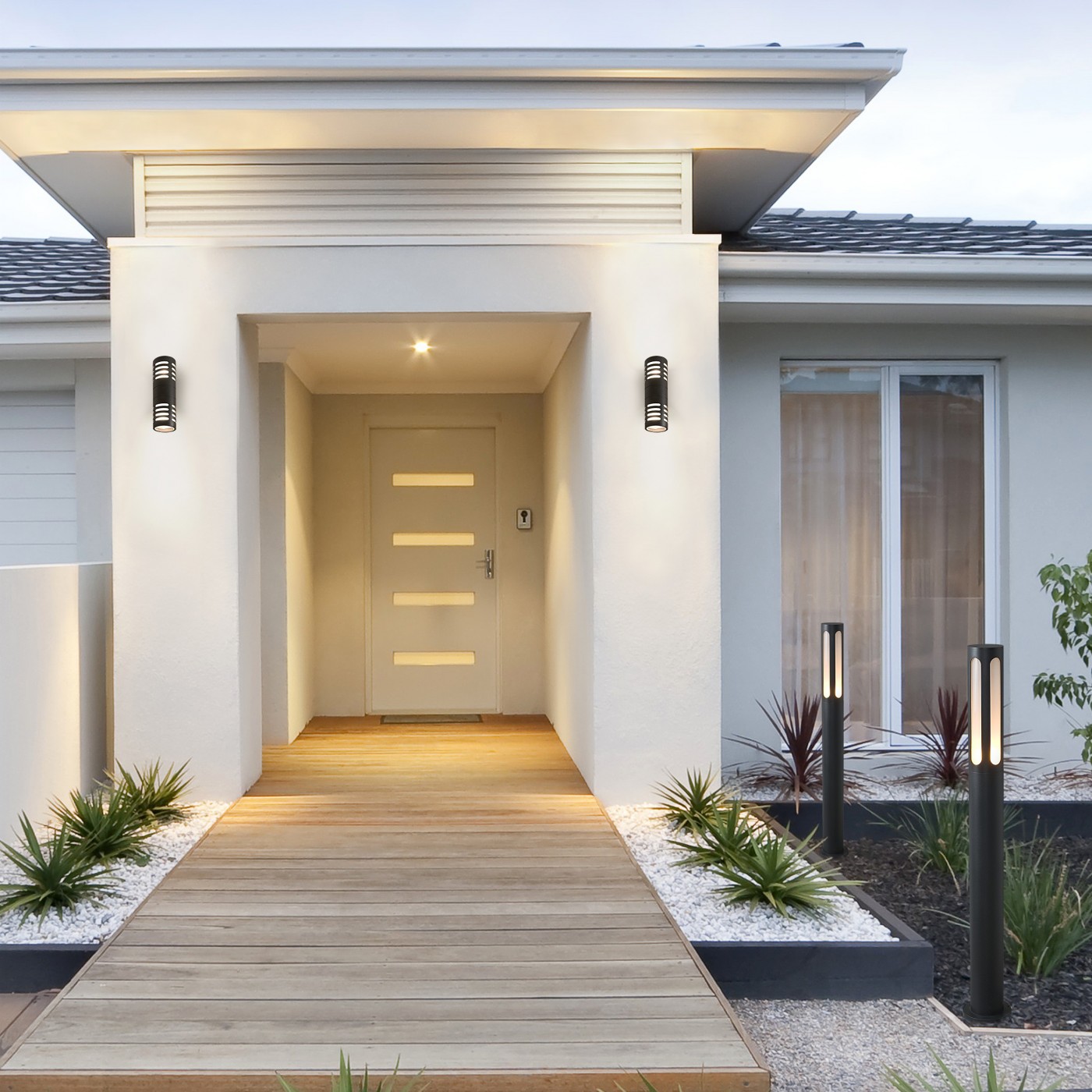 Nowodvorski Lighting Mekong I lampa stojąca zewnętrzna 1x18W grafit 4698