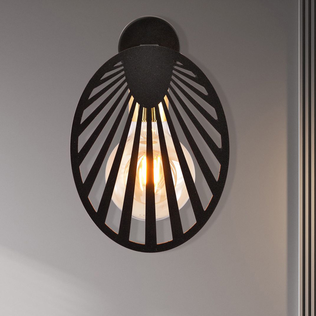 Emibig Talia kinkiet 1x15 W czarny-złoty 1181/K1