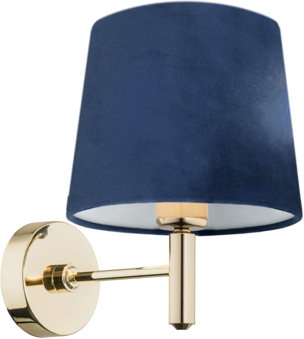 Argon Ponte lampa kinkiet 1x15W granatowy/ciemny mosiądz 4348