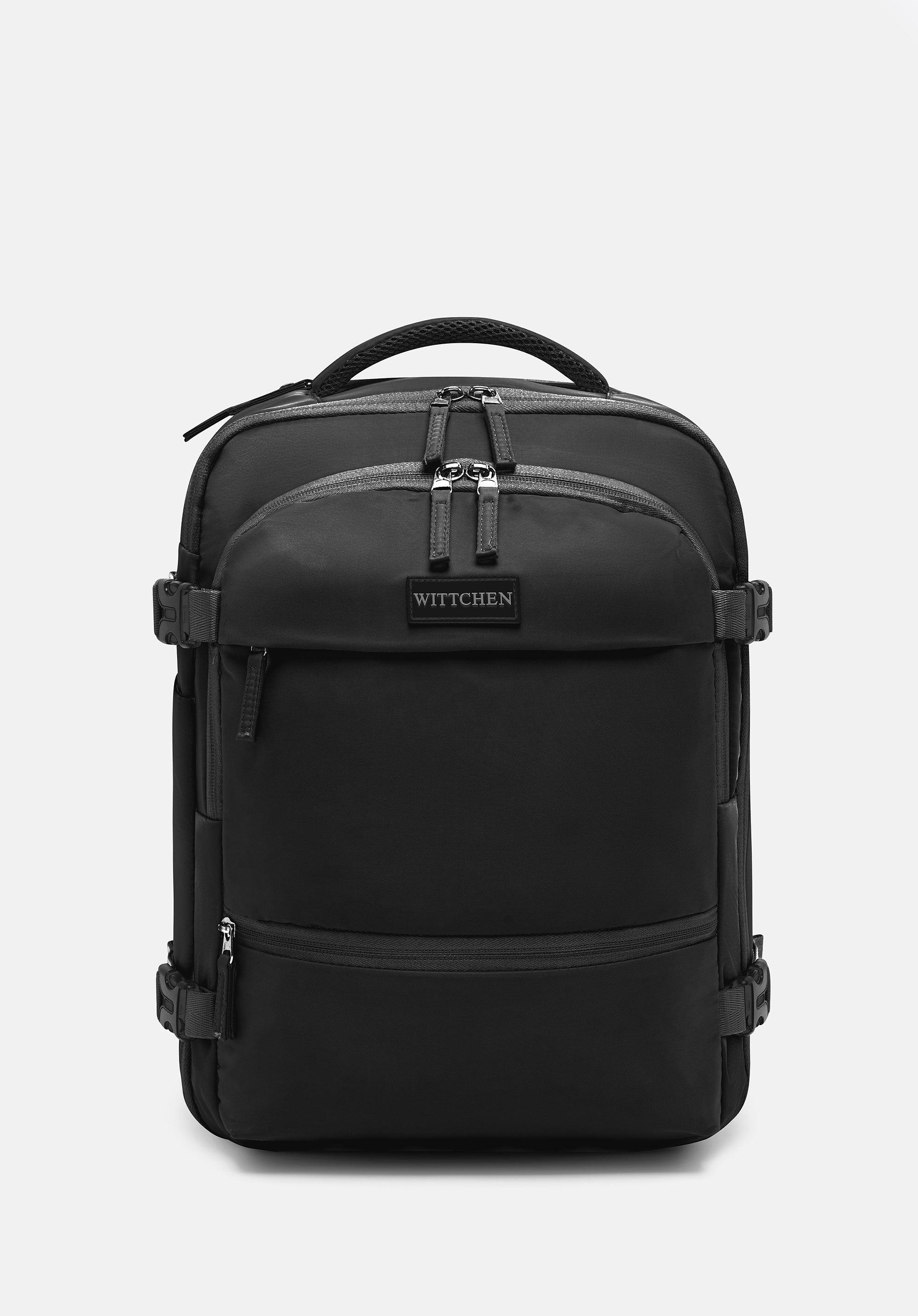 Wielofunkcyjny plecak do samolotu poszerzany czarny