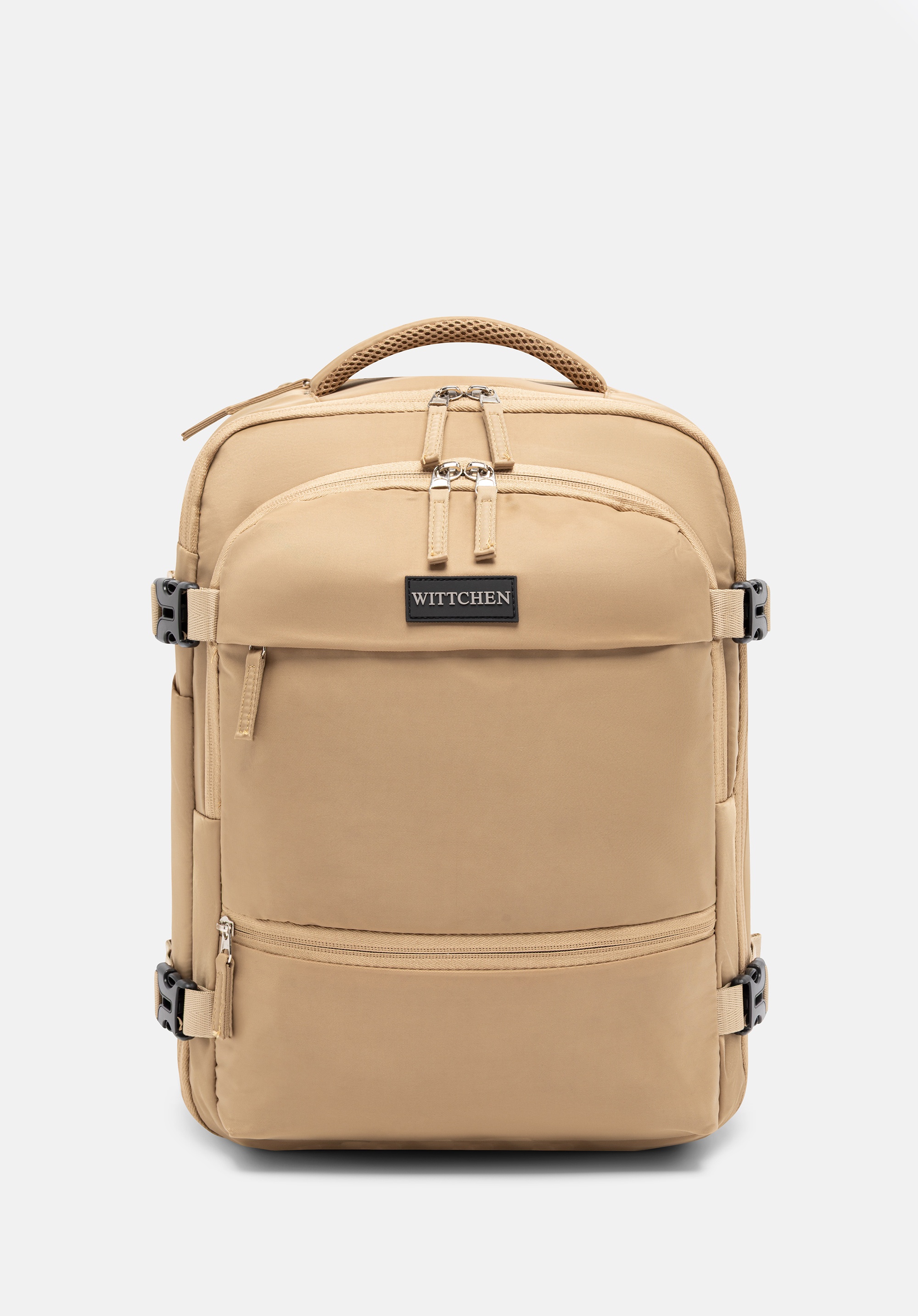 Wielofunkcyjny plecak do samolotu poszerzany beżowy