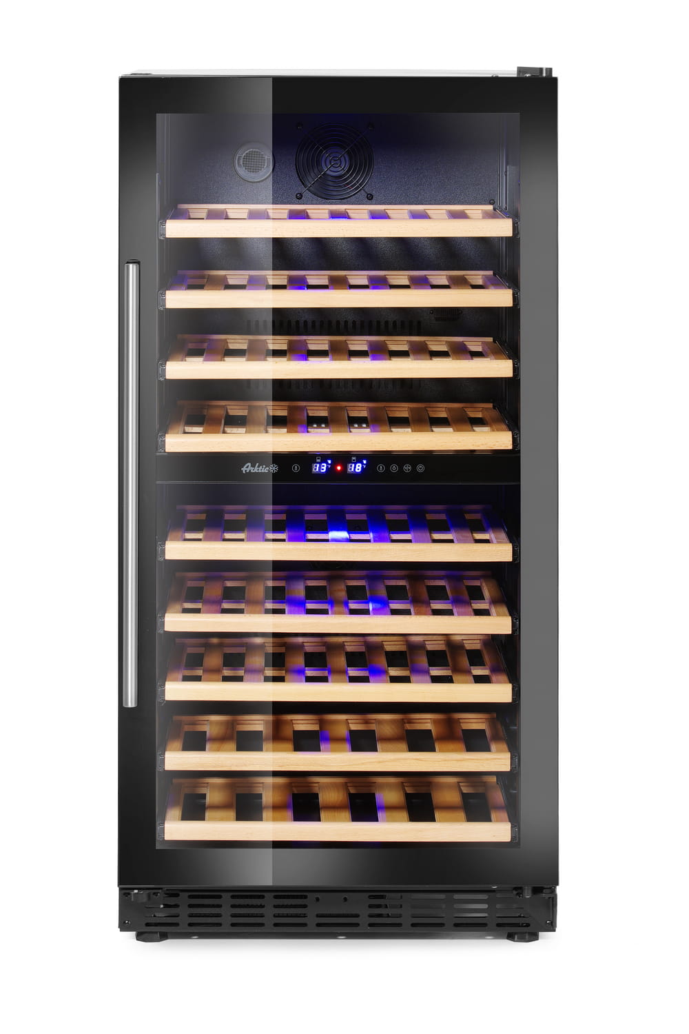 Winiarka 2-strefowa, chłodziarka do wina na 72 butelki