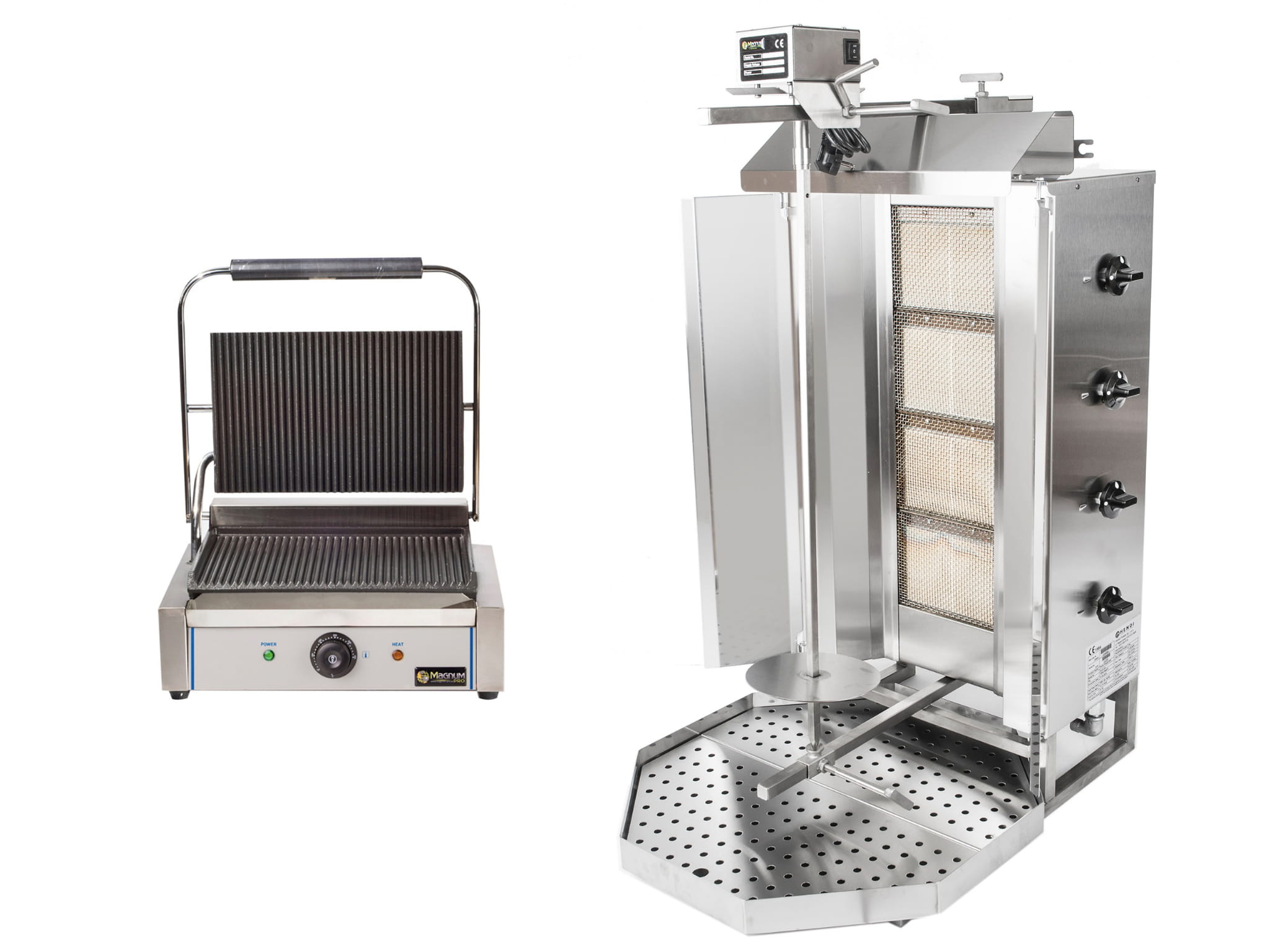 Zestaw Kebab gazowy + grill kontaktowy PANINI