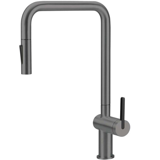 DEANTE Bateria kuchenna stojąca MOMI z wyciąganą wylewką "U