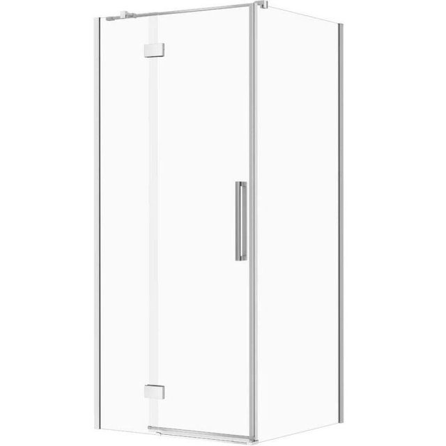 CERSANIT Kabina prysznicowa prostokątna CREA lewa 90x80x200 cm chrom