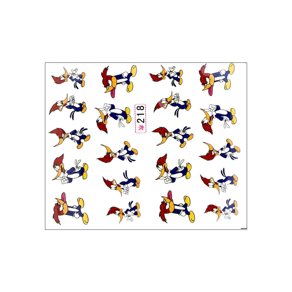 Naklejki wodne do paznokci bajkowe Nr 218