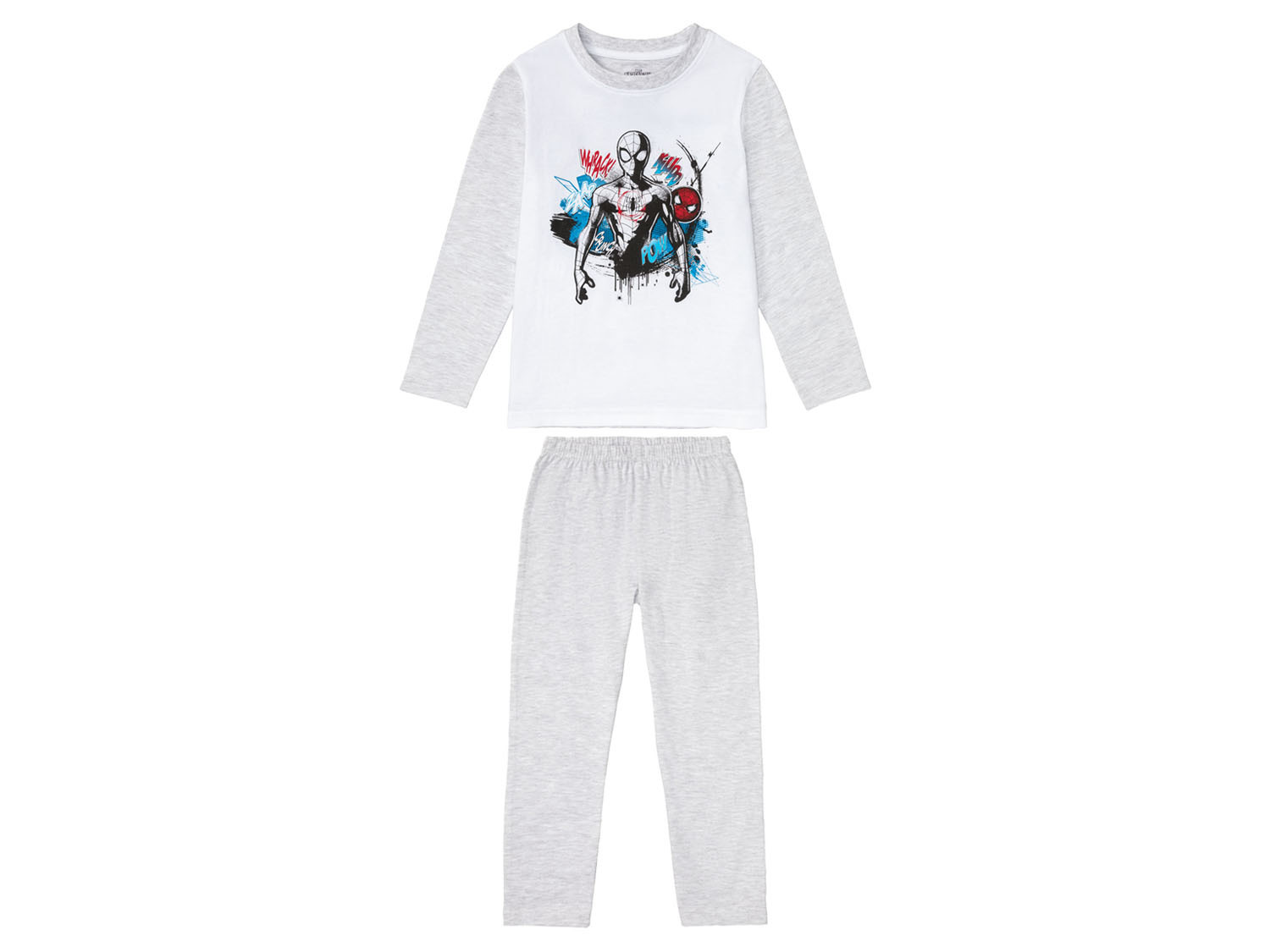 Piżama chłopięca z bohaterami bajek, 1 komplet Wzór Spiderman, 122/128