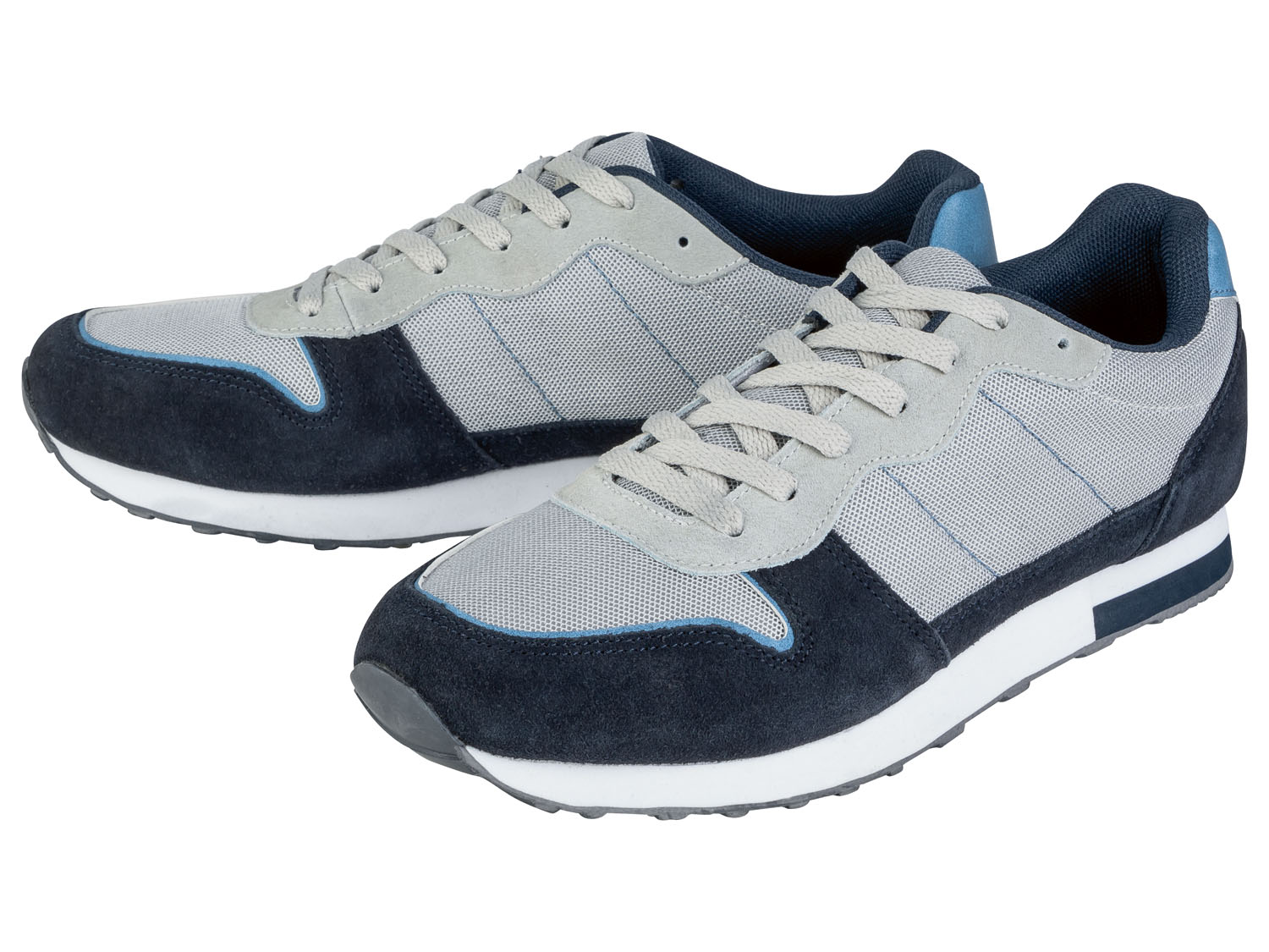 Livergy Buty męskie na co dzień, 1 para 46, Szary/granatowy