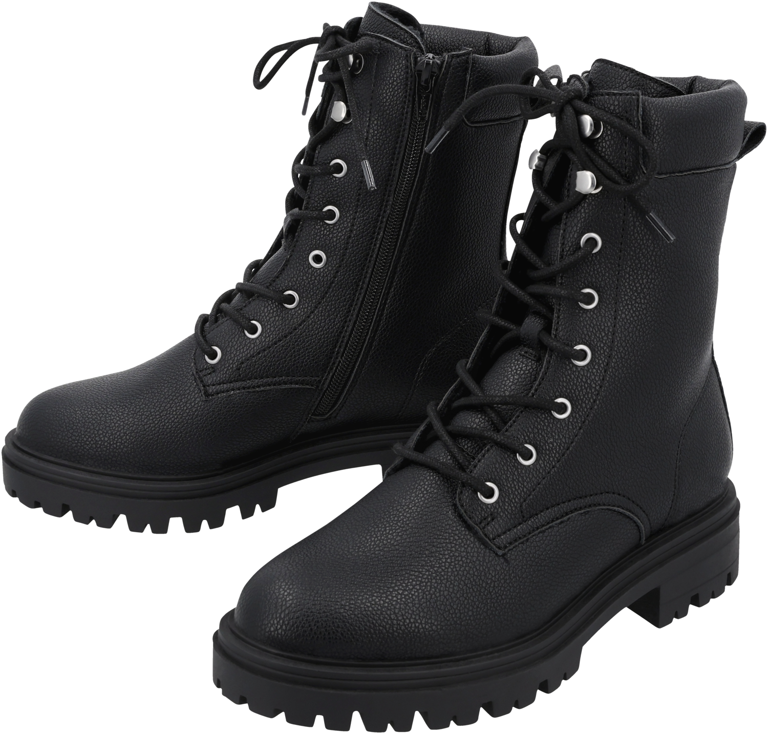 esmara Botki sznurowane damskie Czarny, 39