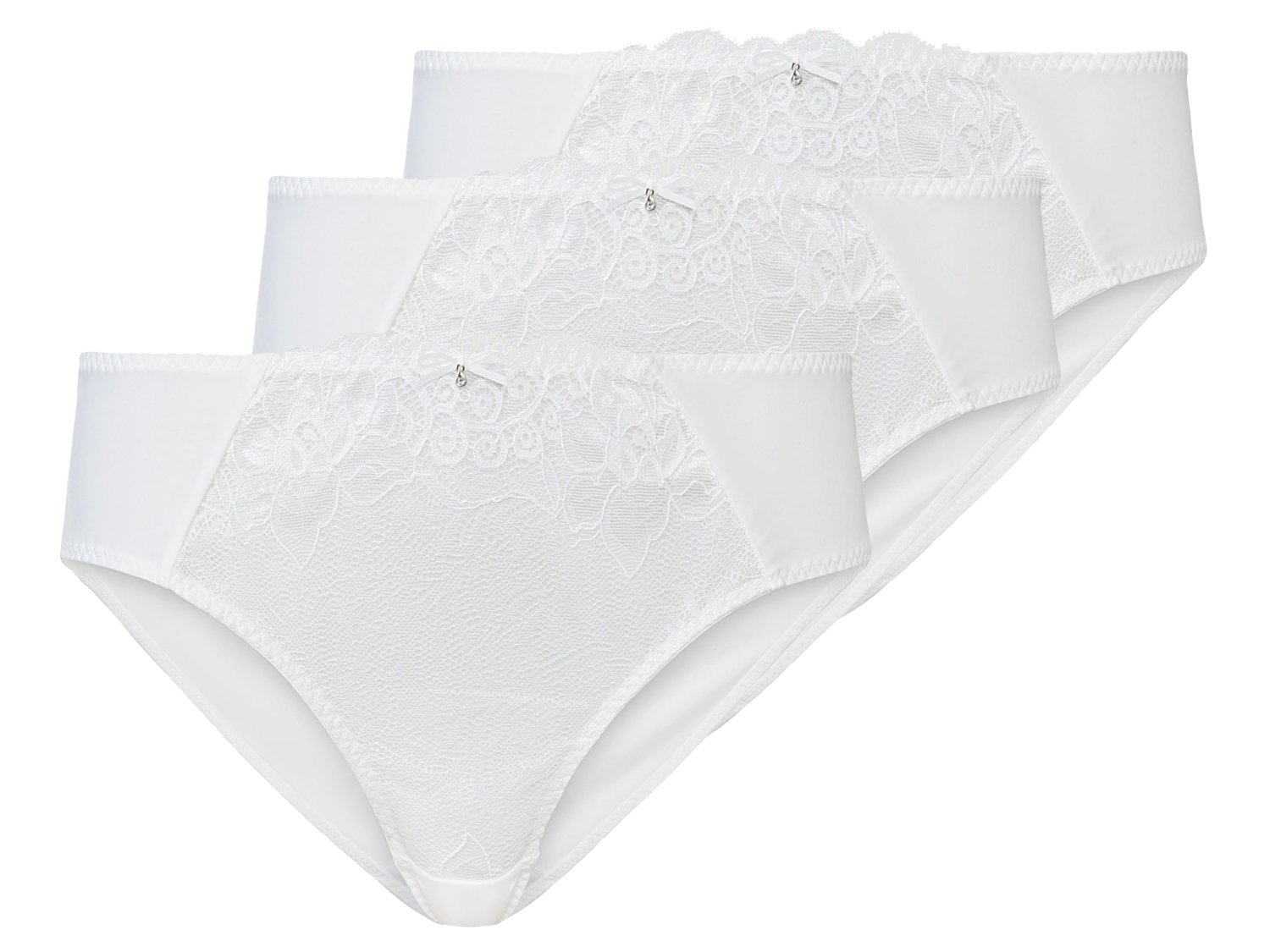 esmara Figi damskie, 3 pary Biały, L44/46